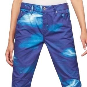 G-STAR RAW Elwood Mid Boyfriend 5622 3D Neptune Violet Blue Pharrell Jeans Sz 31